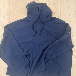 ALO Yoga Men's Deep Blue Hoodie